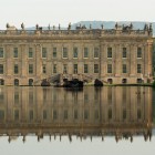 Chatsworth 2016_house reflected in canal pond